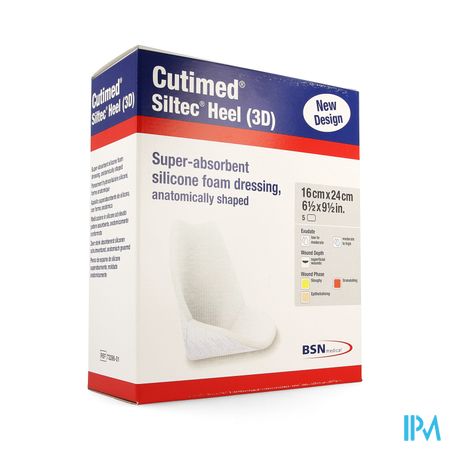 Cutimed Siltec Heel 3d 5st