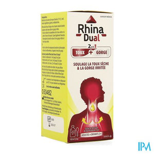 Rhina Dual Hoest Keel Siroop 100ml