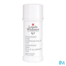 Afbeelding in Gallery-weergave laden, Widmer Deo Creme Zonder Aluminium N/parf 40ml

