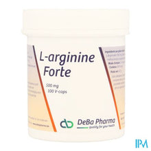 Afbeelding in Gallery-weergave laden, l-arginine Caps 100x500mg Deba
