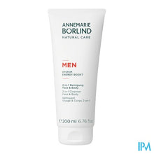 Afbeelding in Gallery-weergave laden, Annemarie Borlind Men 2in1 Cleans. Face Body 200ml
