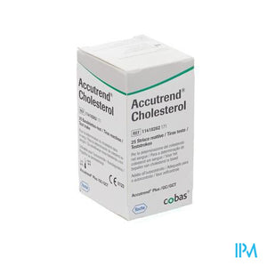 Accutrend Cholesterol Strips 25 11418262165