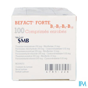 Befact Forte B1-b2-b6-b12 Omhulde Tabl 100 Ud