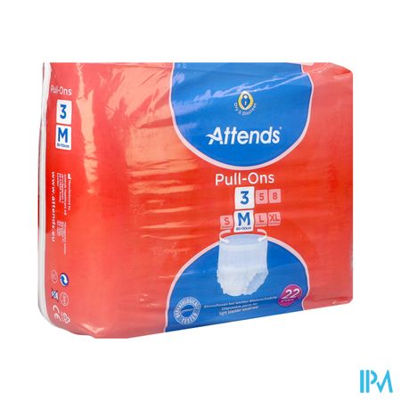 Attends Pull On 3 Slip Medium 1x22