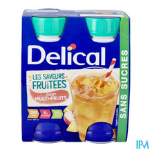 Charger l'image dans la galerie, Delical Drink Multivruchten Z/suiker 4x200ml
