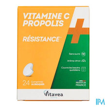 Charger l'image dans la galerie, Vitamine C+propolis Kauwtabl Tube 2x12
