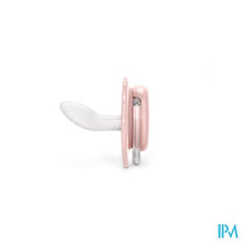 Load image into Gallery viewer, Suavinex Bonhomia Soother Sili.flat 6/18m Owl Pink
