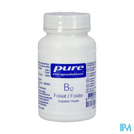 Pure Encapsulations B12 Folaat Pot Zuigtabl 90