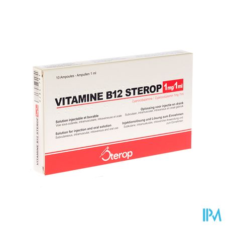 Vit B12 Sc/im/iv Amp 10 X 1mg/1ml