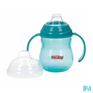 Nuby A/lekbeker Handvaten Aqua 6m+ 270ml