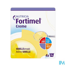 Afbeelding in Gallery-weergave laden, Fortimel Creme Vanille 4x125g

