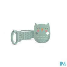 Afbeelding in Gallery-weergave laden, Suavinex Bonhomia Soother Clip+ribbon Owl Green
