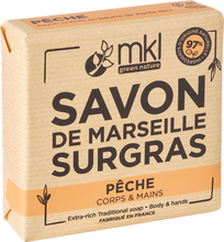 Afbeelding in Gallery-weergave laden, Mkl Overvet Marseille Zeep Perzik 100g

