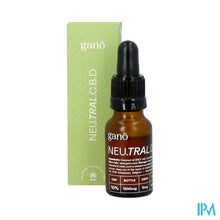 Load image into Gallery viewer, Gano Care Neutral 10% Cbd Olie 15ml
