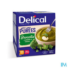 Afbeelding in Gallery-weergave laden, Delical Puree Broccoli Hphc 4x200g
