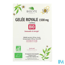 Charger l'image dans la galerie, Biocyte Gelee Royale 1500mg Bio Amp 20
