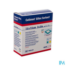 Load image into Gallery viewer, Cutimed Siltec Sorbact Schuimverb 7,5x 7,5cm 10
