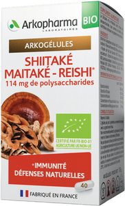 Arkocaps Shiitake Maitake Reishi Bio Caps 40