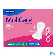 Load image into Gallery viewer, Molicare Premium Lady Pad 5 Drops 43x16cm 14 Nf
