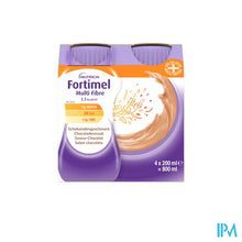 Afbeelding in Gallery-weergave laden, Fortimel Multifiber 1.5kcal Chocolade 4x200ml
