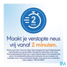 Afbeelding in Gallery-weergave laden, Otrivine Junior Decongest. 0,5mg/ml Neusspray 10ml
