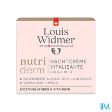 Afbeelding in Gallery-weergave laden, Widmer Vitalisante Creme Parf 50ml
