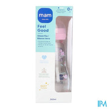 Load image into Gallery viewer, Mam Feel Good Glass Bottle Matt Girl 260ml
