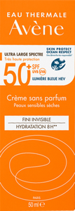 Avene Zon Ip50+ Creme Solaire S/parfum 50ml