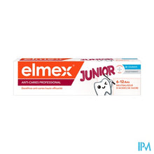 Charger l'image dans la galerie, ELMEX® ANTI-CARIES PROFESSIONALTM JUNIOR 6-12 TANDPASTA TUBE 75ML
