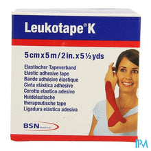 Afbeelding in Gallery-weergave laden, Leukotape K Kleefwindel Elast Rood 5,0cmx5m 1

