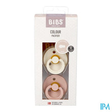 Charger l'image dans la galerie, Bibs 1 Fopspeen Duo Ivory&amp;blush
