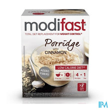 Load image into Gallery viewer, Modifast Lcd Flavoured Oatmeal Vanilla 8x55g
