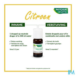 Phytosun Citroen Fr-bio-01 10ml