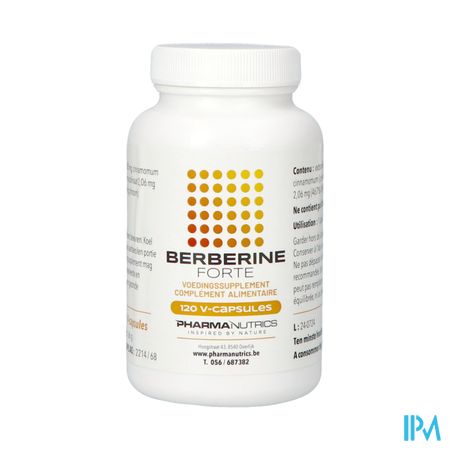 Berberine Forte V-caps 120 Pharmanutrics