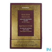 Load image into Gallery viewer, Korres Kf Elixir Gouden Krokus Saffron 30ml
