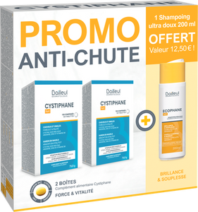 Cystiphane Tabl 2x120 +sh Ultra Zacht 200ml Gratis