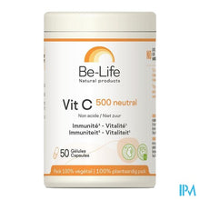 Afbeelding in Gallery-weergave laden, Vit C 500 Neutral Be Life Nf Caps 50 Verv. 4200416
