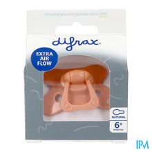 Afbeelding in Gallery-weergave laden, Difrax Fopspeen Natural 6m+ Uni Peachy
