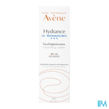 Afbeelding in Gallery-weergave laden, Avene Hydrance Uv Rijk Hydraterende Creme 40ml
