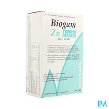 Charger l'image dans la galerie, Biogam Zn Forte Drinkb. Amp 30x5ml
