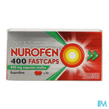 Charger l'image dans la galerie, Nurofen 400 Fastcaps Caps 30x400mg
