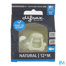 Afbeelding in Gallery-weergave laden, Difrax Fopspeen Natural 12m+ Uni/pure Assorti
