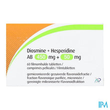 Charger l'image dans la galerie, Diosmine+hesperidine Ab 450mg+50mg Filmomh Tabl 60
