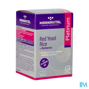 Mannavital Red Yeast Rice+berberine Plat.v-caps 60