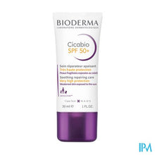 Afbeelding in Gallery-weergave laden, Bioderma Cicabio Spf50+ Cr Verzacht. Herstel. 30ml
