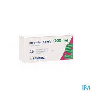 Ibuprofen Sandoz 200mg Filmomh Tabl 30