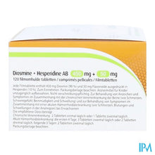 Charger l'image dans la galerie, Diosmine+hesperidine Ab 450mg+50mg Filmomh Tabl120
