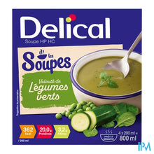 Afbeelding in Gallery-weergave laden, Delical Soupe Veloute Legumes Verts 4x200ml

