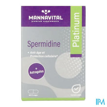 Charger l'image dans la galerie, Mannavital Spermidine Platinium V-caps 60
