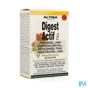 Altisa Digest Actif 8 Artisjok Complex Comp 60